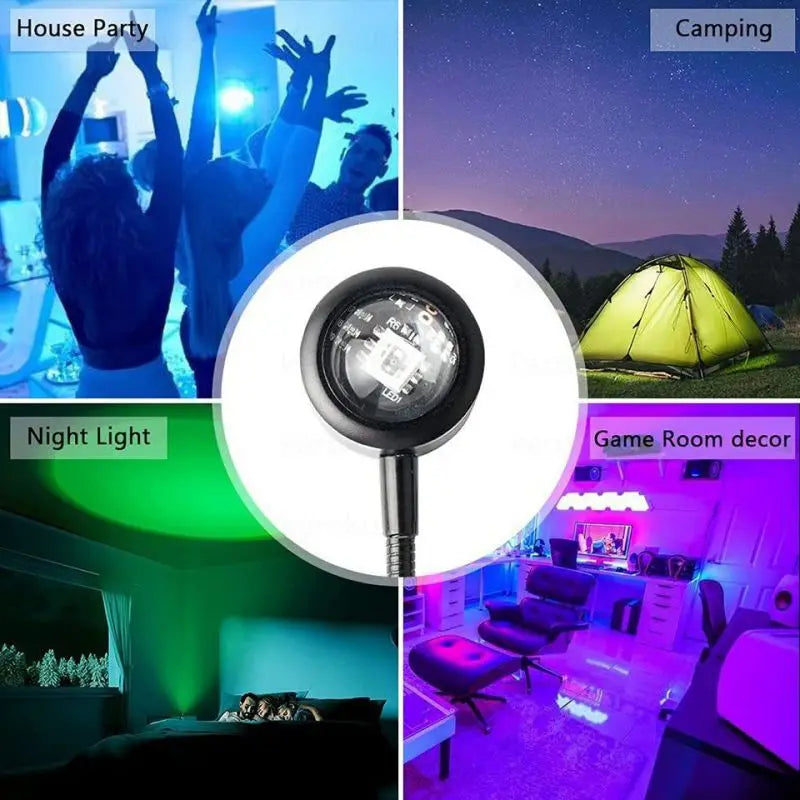 Sunset Horizon Lamp - Night Light Projector